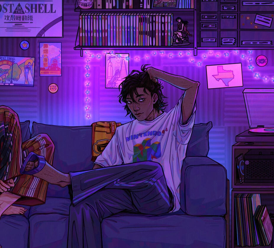 normal with detailed background